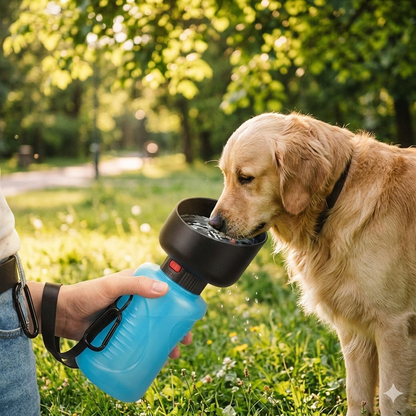 Botella de Agua Plegable para Perros y Gatos – Bebedero Portátil Antigoteo