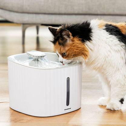 Fuente Automática PETZU DrinkFlow™ – Hidratación Inteligente para Perros y Gatos