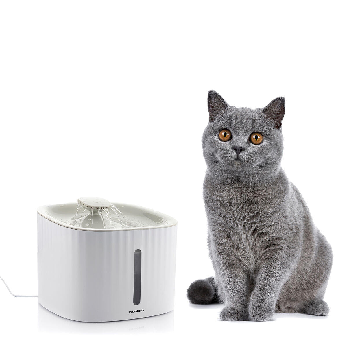 Fuente Automática PETZU DrinkFlow™ – Hidratación Inteligente para Perros y Gatos