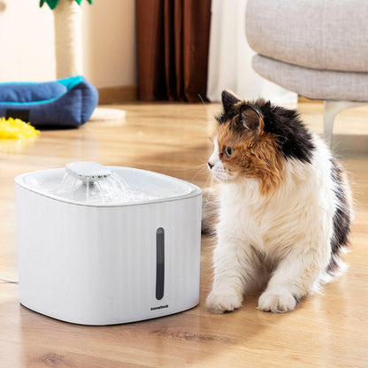 Fuente Automática PETZU DrinkFlow™ – Hidratación Inteligente para Perros y Gatos